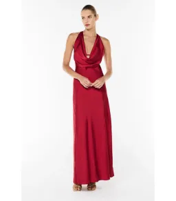 Manning Cartell Charmed Cowl Slip Dress in Red Size AU 12 for rent on The Volte - image 2