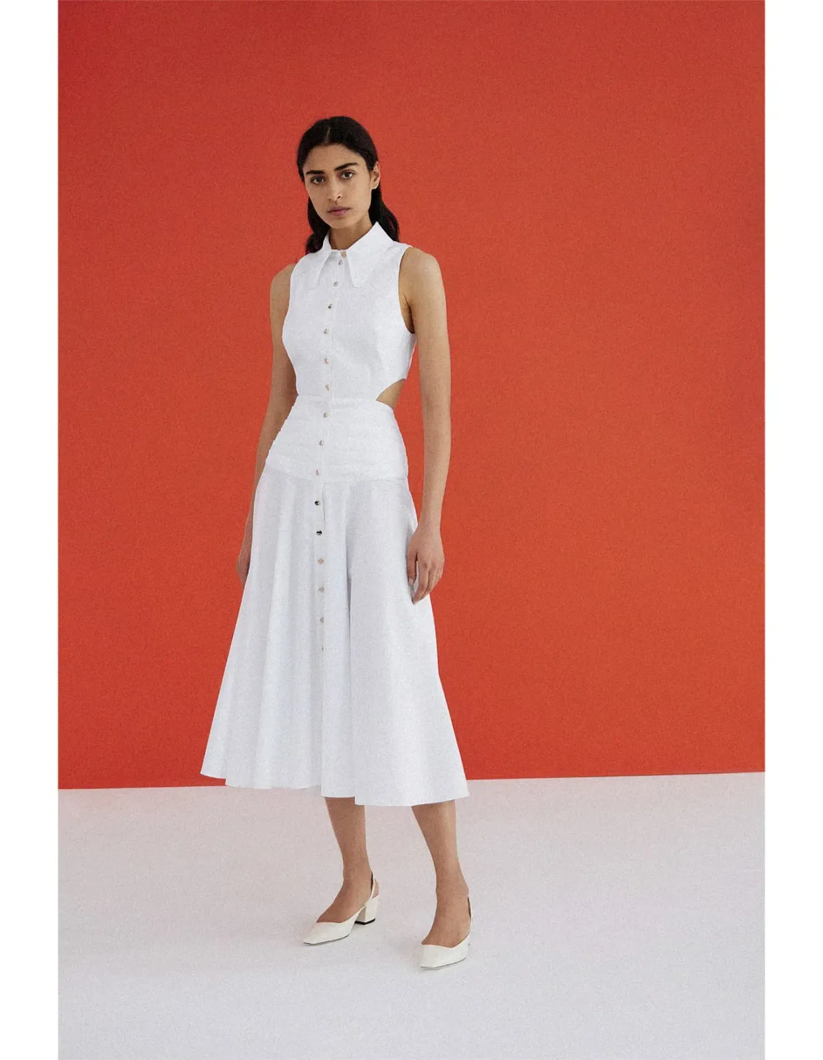Acler Hayworth Dress White Size 10 - Image 1