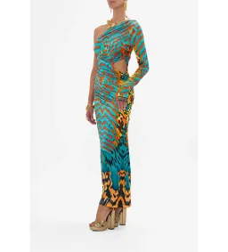 Camilla one shoulder jersey cut out dress Size AU 10 for rent on The Volte - image 2