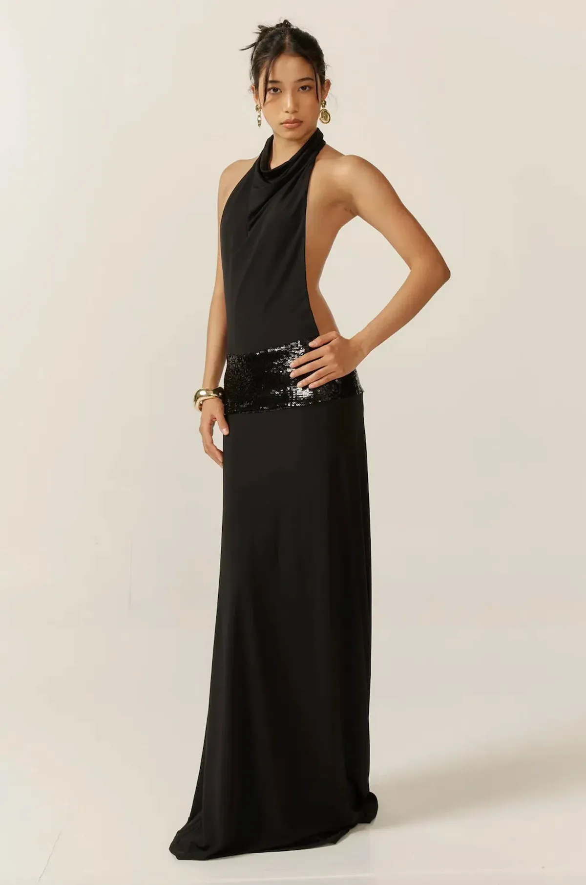 Ance Gria Adele Gown Black Size S / AU 8 - Image 2