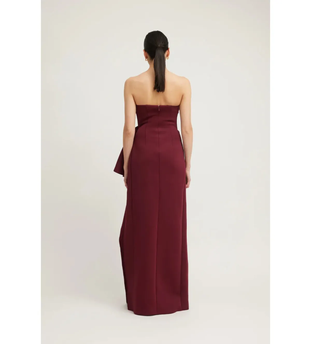 Tojha November Dress in Merlot Size AU 8 - Image 4
