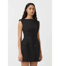 Camilla and Marc Dusk Mini Dress Black Size AU 12 for rent on The Volte - image 3