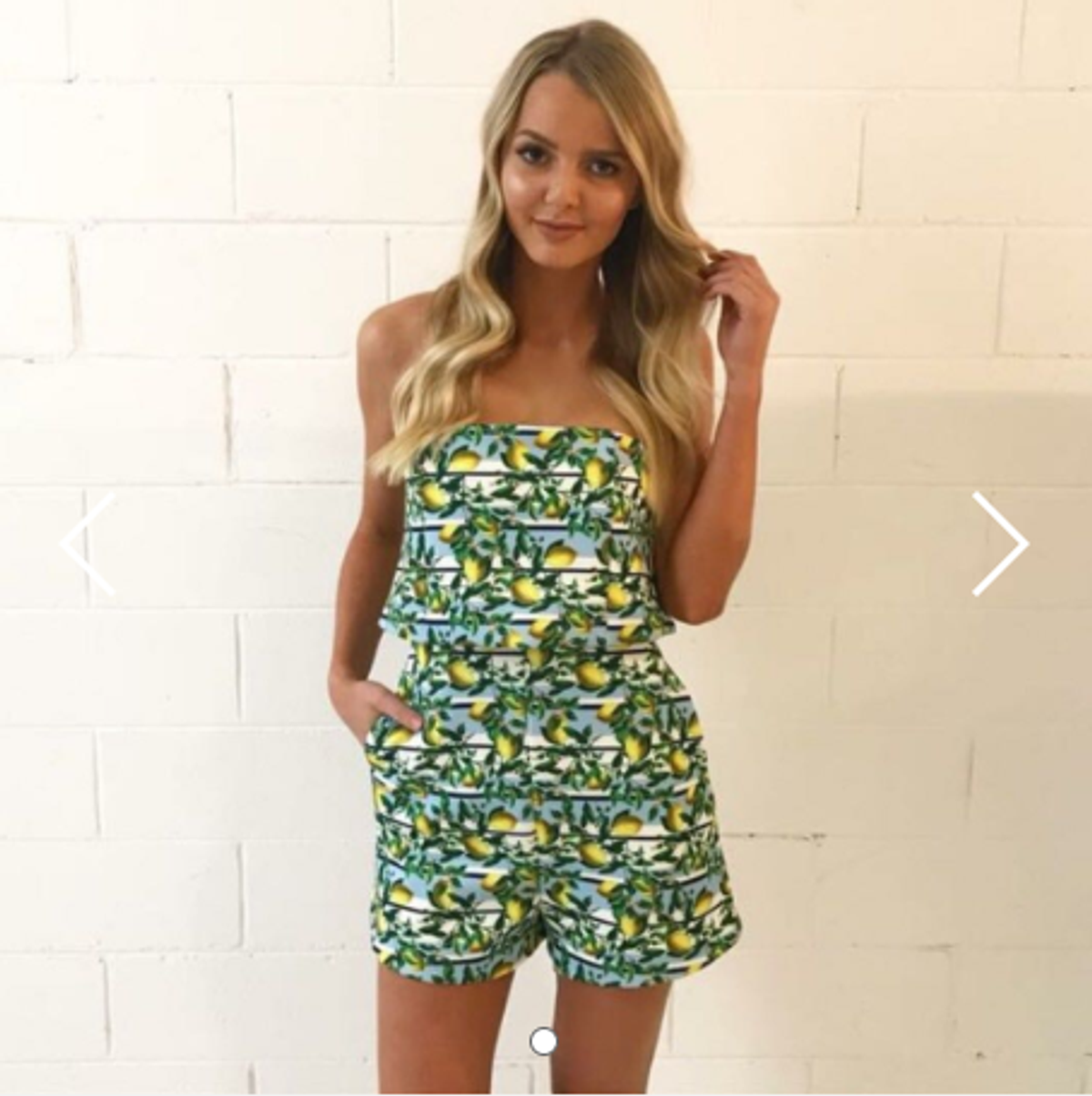 Kookai Limoncello Playsuit Size 6 - Image 1