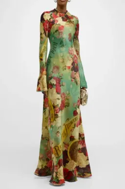 Zimmermann Wonderland Silk Bias Maxi Slip Dress Size AU 12 for rent on The Volte - image 3