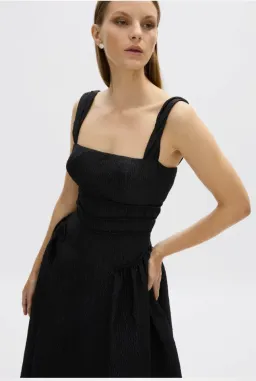 Rachel Gilbert Sophia Strap Dress Black Size AU 10  for rent on The Volte - image 4