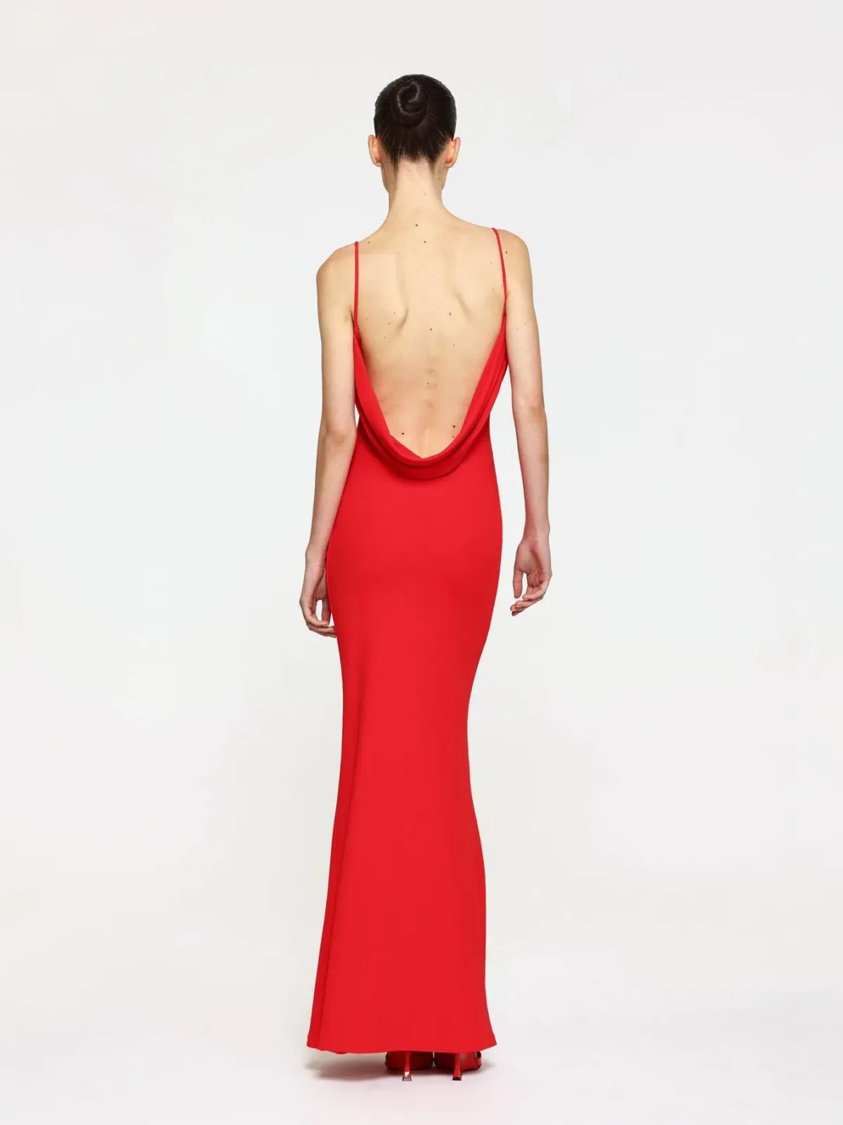 Effie Kats Havilland Gown Red Size 6 - Image 6