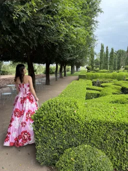 AJE Behold Maxi Dress Pink Boldy Blooming (Size 8) for rent on The Volte - image 3