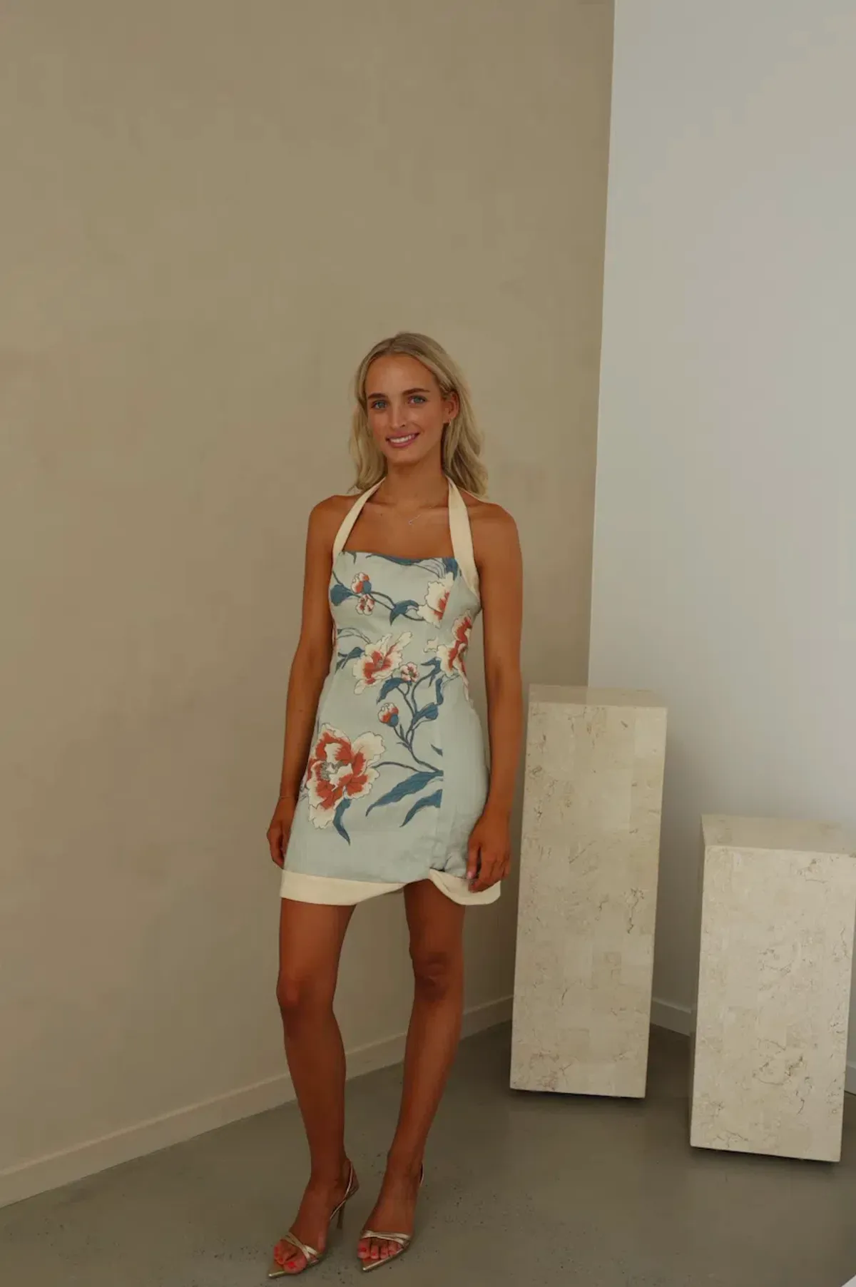 Sir The Label Roisin Mini Dress in Bloom Floral Size 8 - Image 4