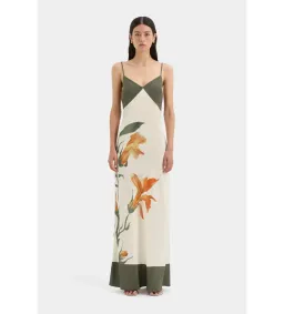 Sir The Label Constance V Neck Slip Dress Iris Floral Size 0 / AU 6 for rent on The Volte - image 1