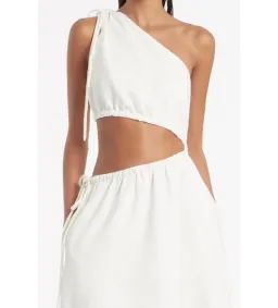  Sir The Label Blanche Asymmetrical Gown White Size  8 for rent on The Volte - image 2