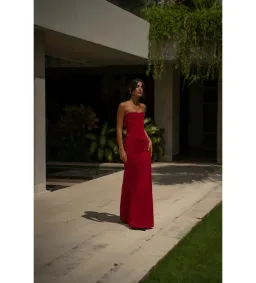 HNTR The Label Louie Gown Wine Size XS / AU 6 for rent on The Volte - image 4
