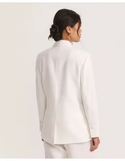 Saba Lila Linen Jacket White Size AU 8 for rent on The Volte - image 4