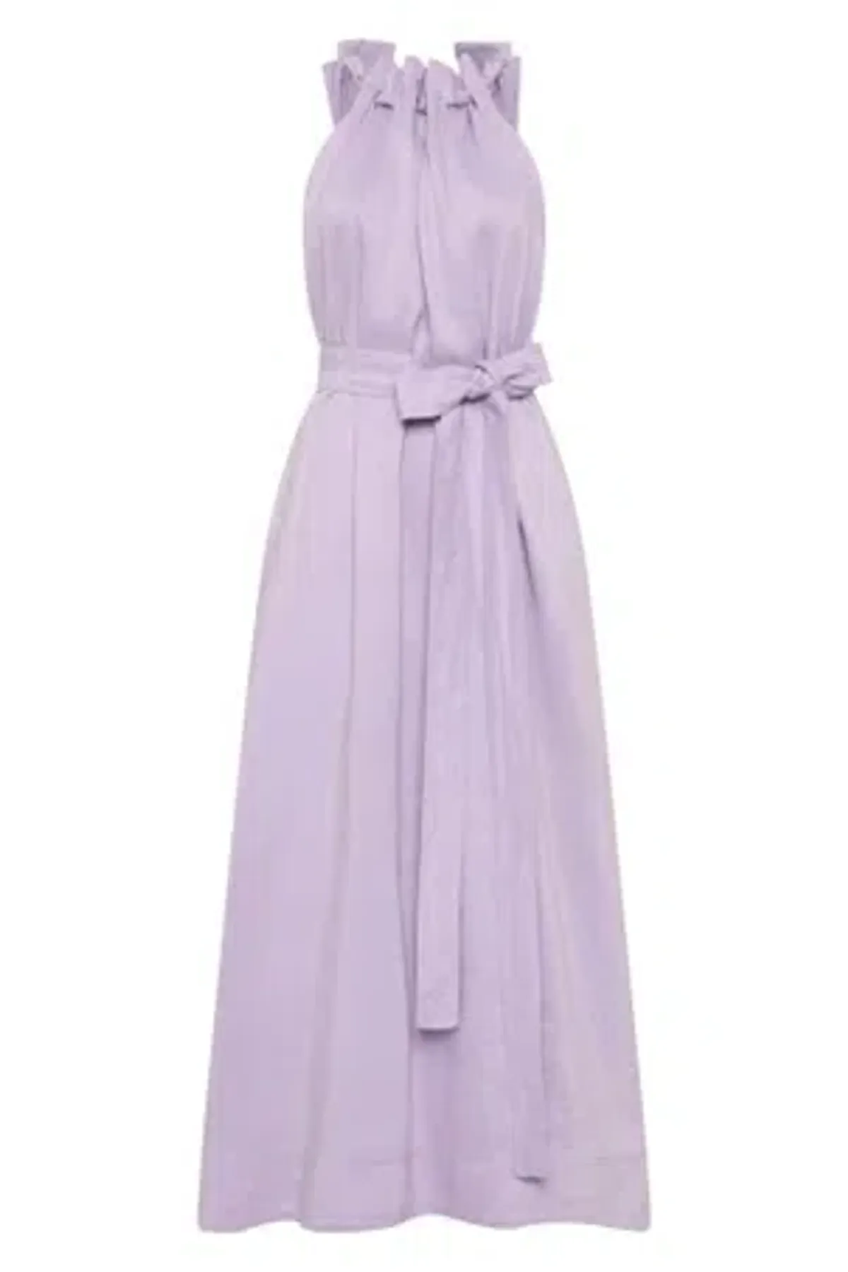 Aje Mariel Trapeze Midi Dress Lilac Size 14 - Image 2