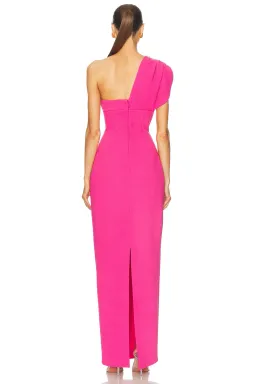 Rachel Gilbert Winnie Gown in Hot Pink Size 8 for rent on The Volte - image 3
