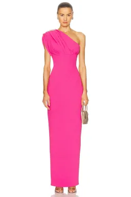 Rachel Gilbert Winnie Gown in Hot Pink Size 8 for rent on The Volte - image 1
