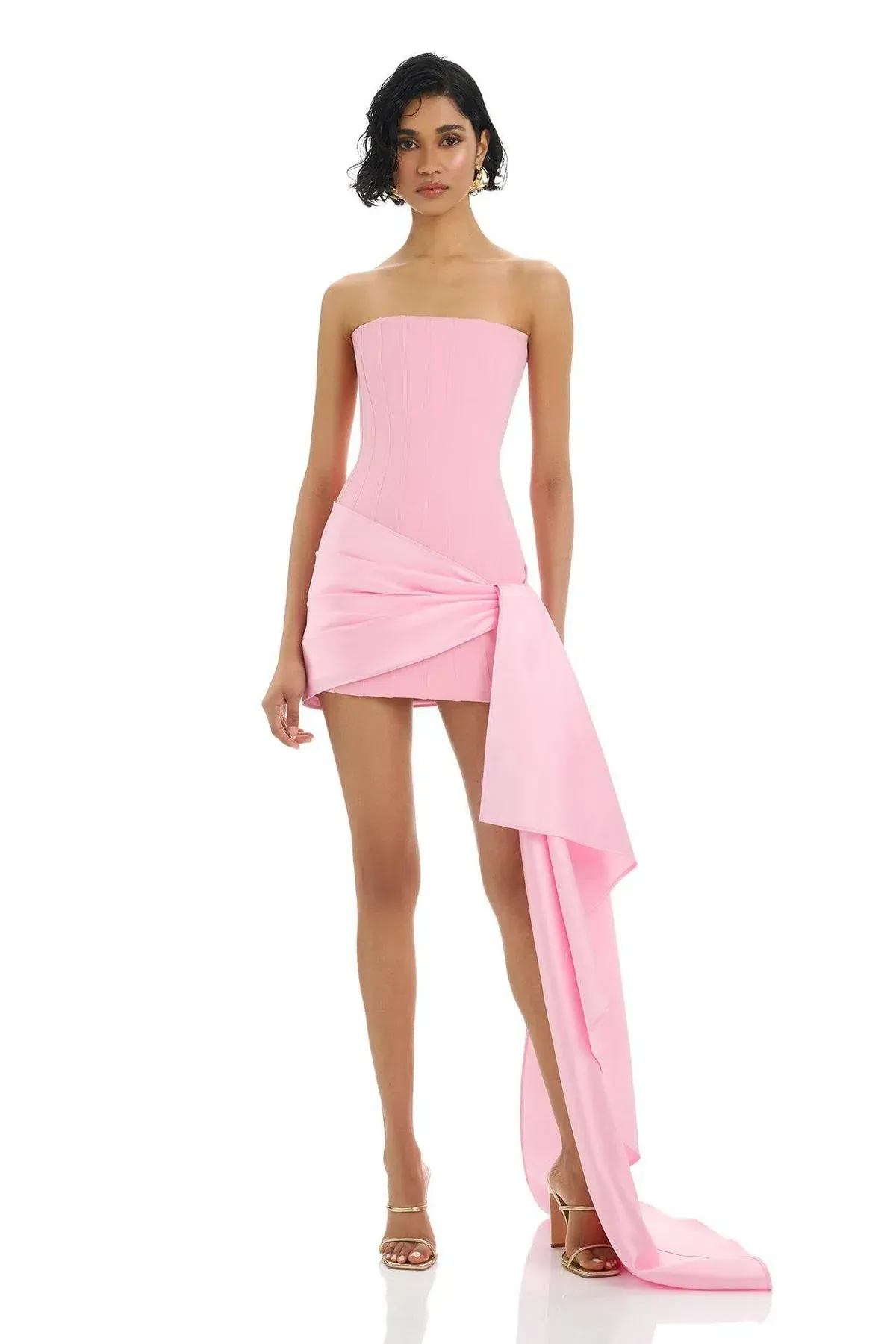 Eliya The Label Midina Dress Pink Size 8 - Image 2