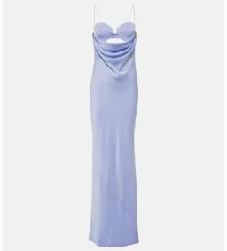 Alex Perry Cutout Draped Satin Crêpe Gown Size AU 10 for rent on The Volte - image 3