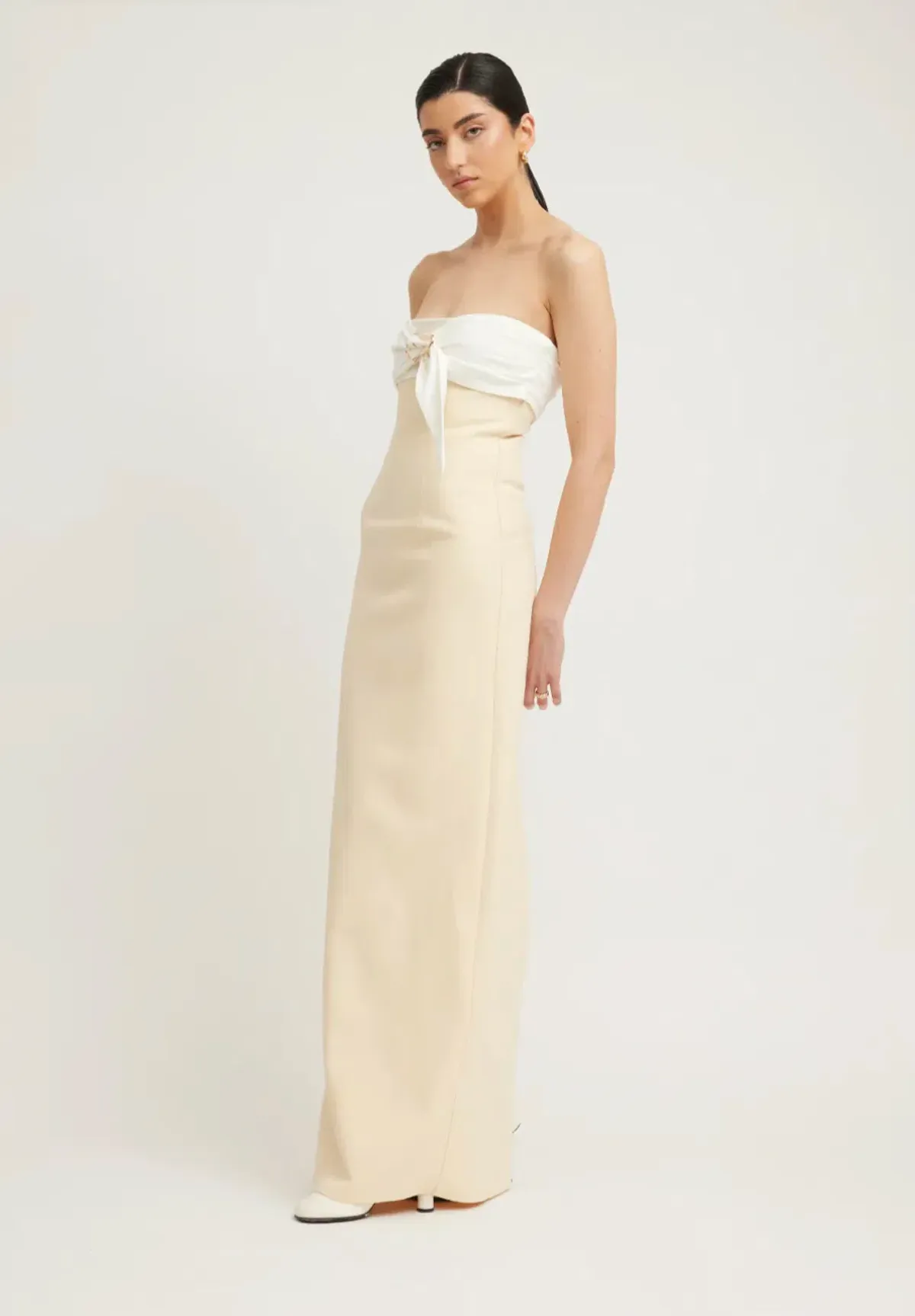Tojha Kasai Dress Lemon/Ivory Size S / AU 8 - Image 2