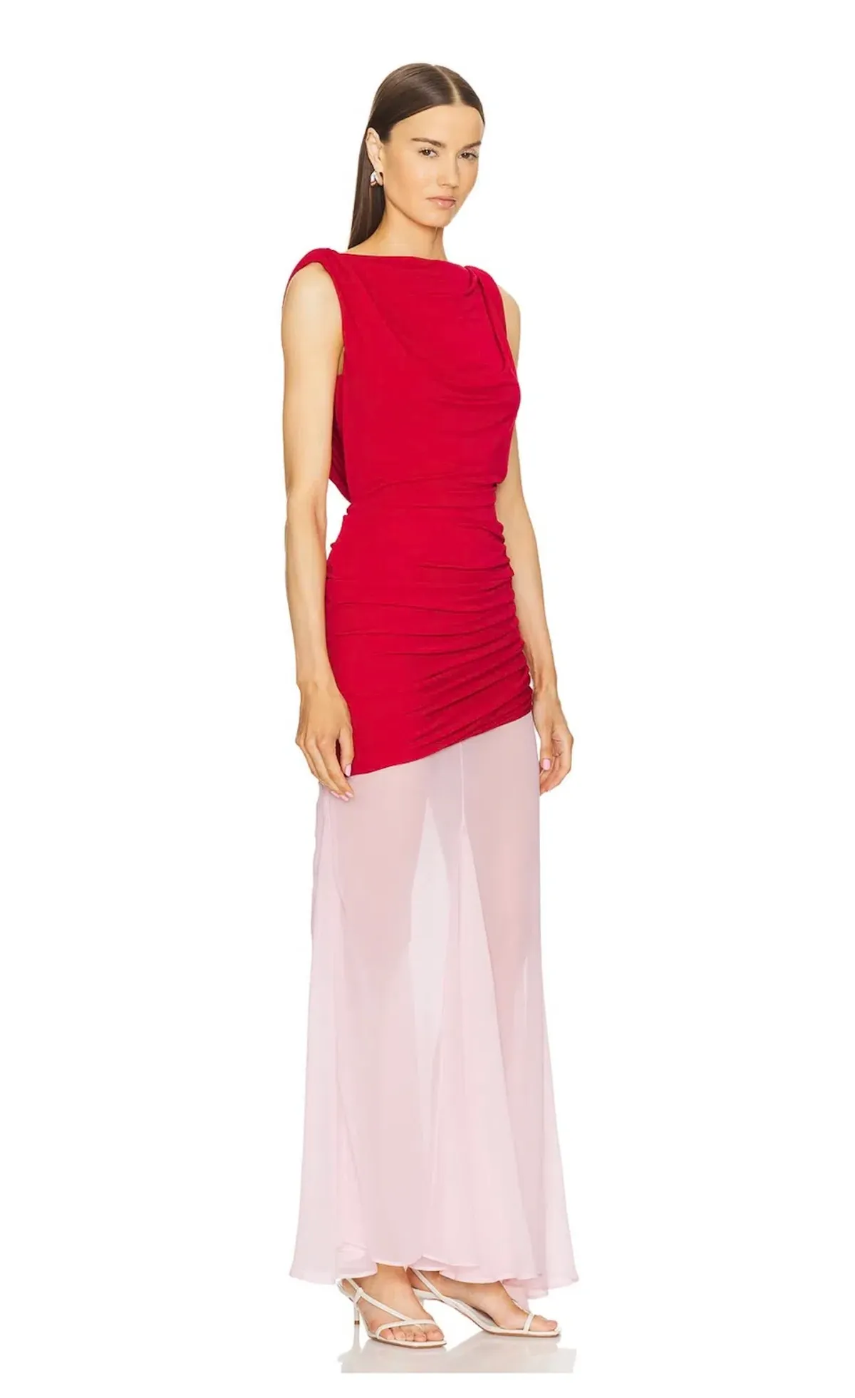 L'Academie by Marianna Enoa Midi Dress Multi Size AU 8 - Image 2