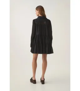 Aje Charmer Lace Trim Mini Dress Black Size AU 6 for rent on The Volte - image 4