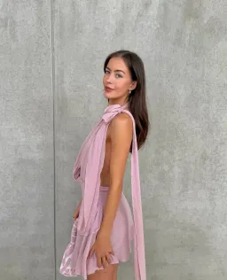 DŽO Louise Dress Dusty Pink Size XS / AU 6 for rent on The Volte - image 6