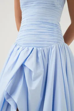 Aje Violette Bubble Hem Maxi Blue AU Size 10 for rent on The Volte - image 4