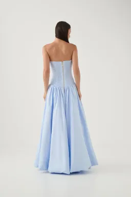 Aje Violette Bubble Hem Maxi Blue AU Size 10 for rent on The Volte - image 6