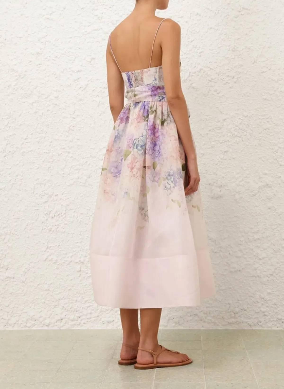 Zimmermann Dawning Corset Dress Floral Print Size 2/AU Size 12 - Image 3