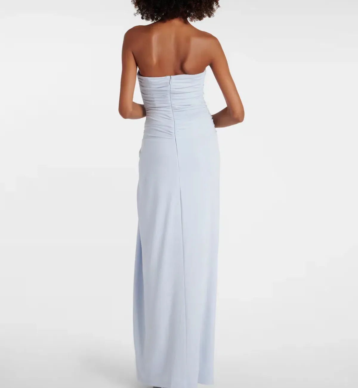 Simkhai Emma Jersey Gown Maxi Drress in Blue Haze Size US 0 - Image 3