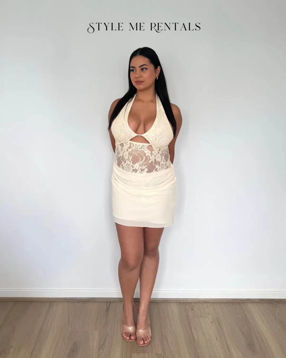 Benni Rocky Seashell Mini Dress Seashell Size AU 10  - Image 3