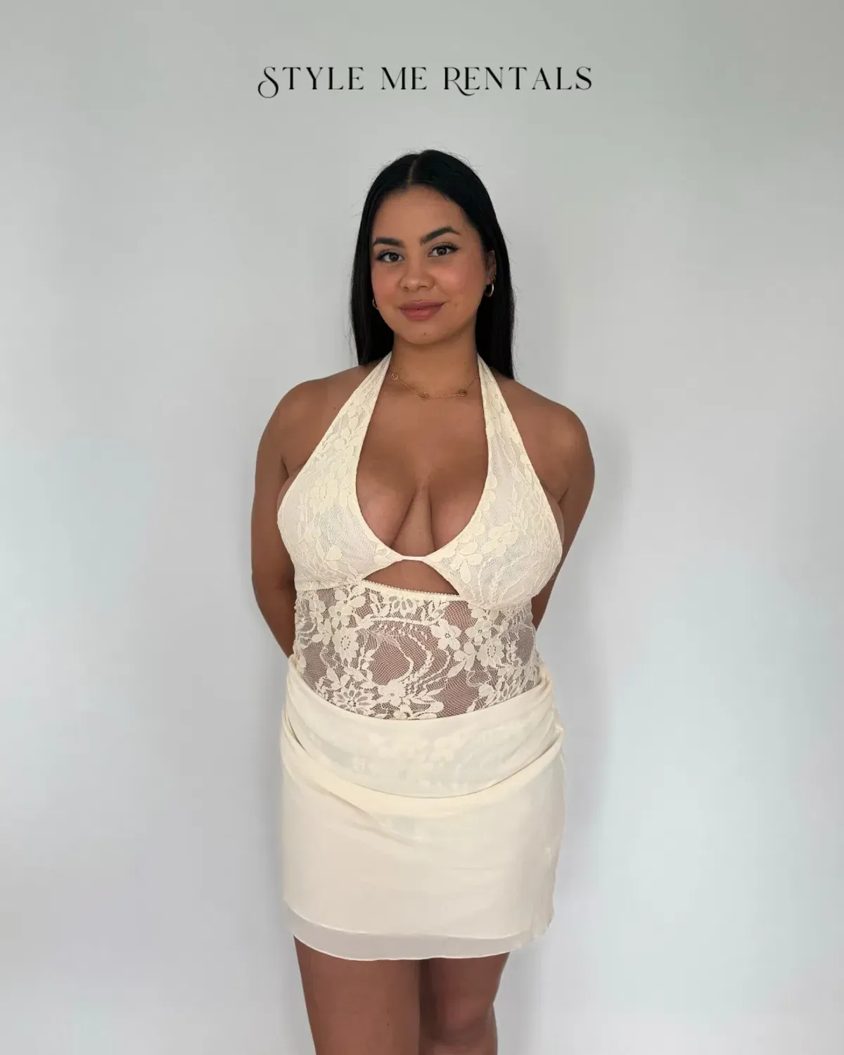 Benni Rocky Seashell Mini Dress Seashell Size AU 10  - Image 4