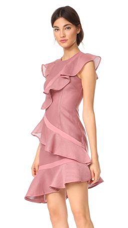 Keepsake Flashing Lights Mini Dress Pink Size 12 for rent on The Volte - image 3