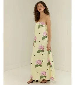 Palm Noosa Alessia Portofino Polka Dot Maxi Dress Print Size 8 for rent on The Volte - image 2