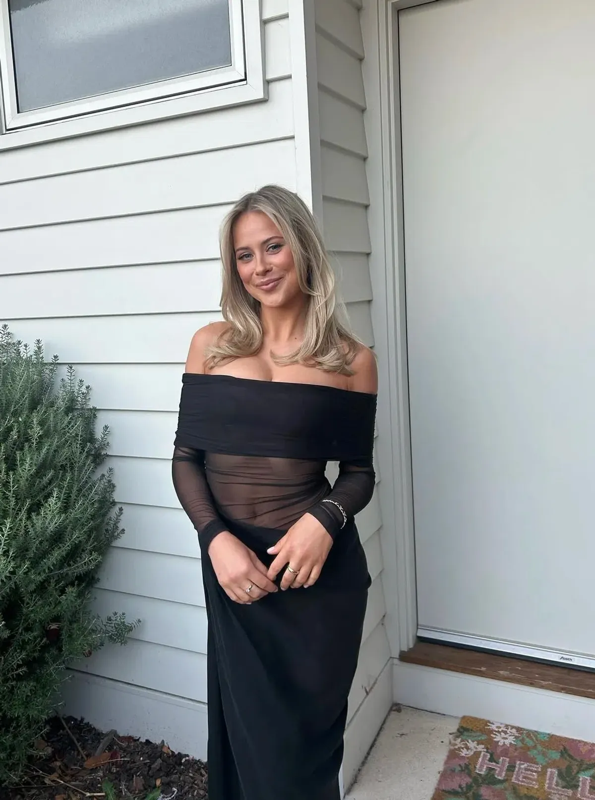 Benni Yasmin Maxi Dress Black Size 10 - Image 3