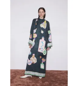 Alemais Royal Midi Dress Print Size AU 14 for rent on The Volte - image 1