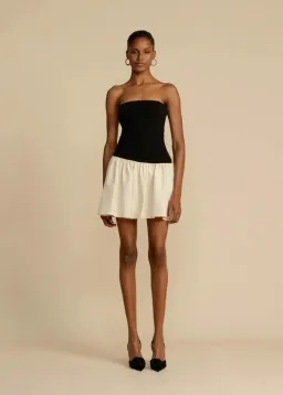 Arcina Ori Celine Mini Dress Black/White Size M / AU 10 for rent on The Volte - image 3