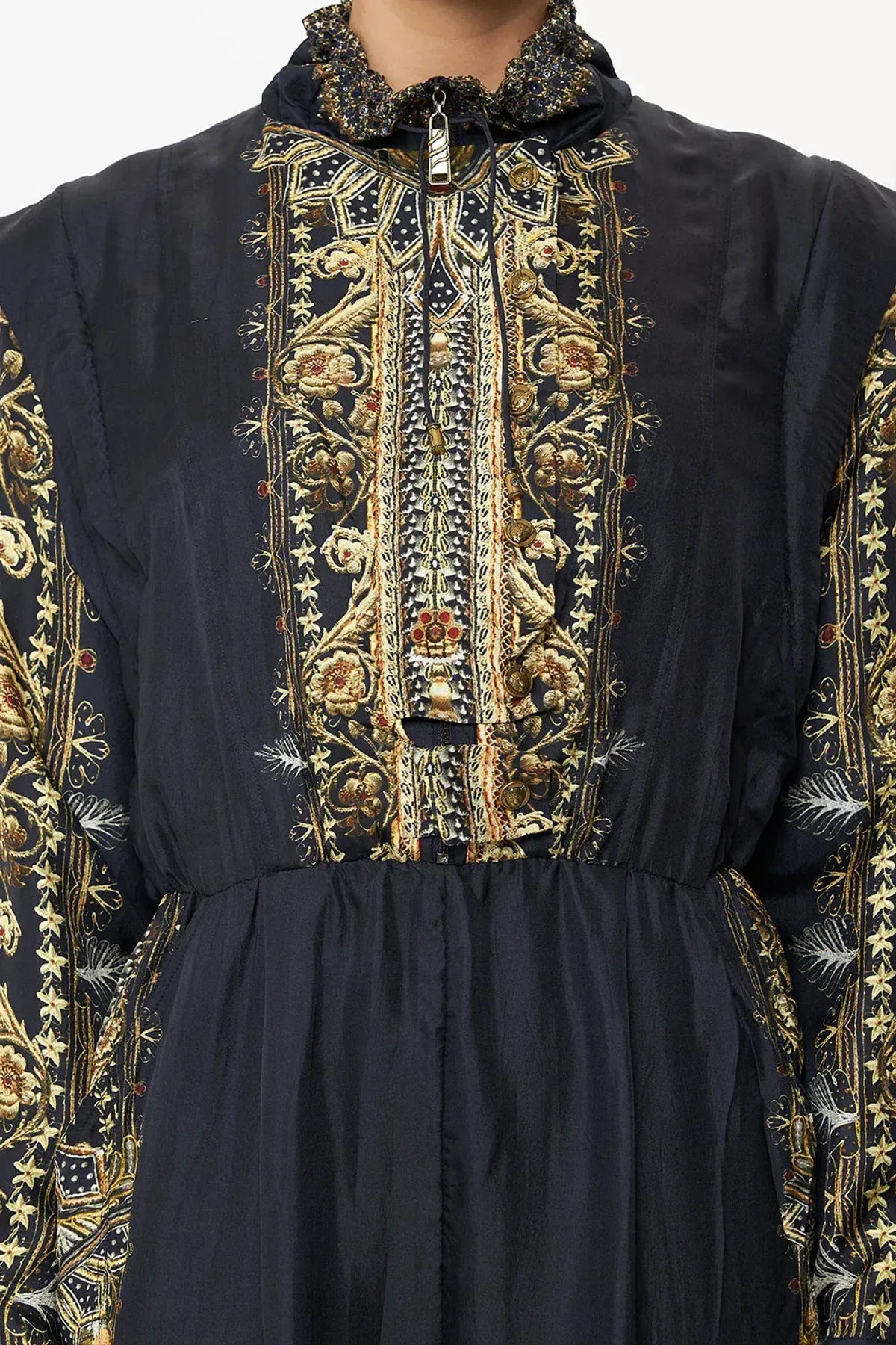 Camilla Its All Over Torero Jumpsuit With Removable Sleeve Multi Size L / AU 14 - Image 3