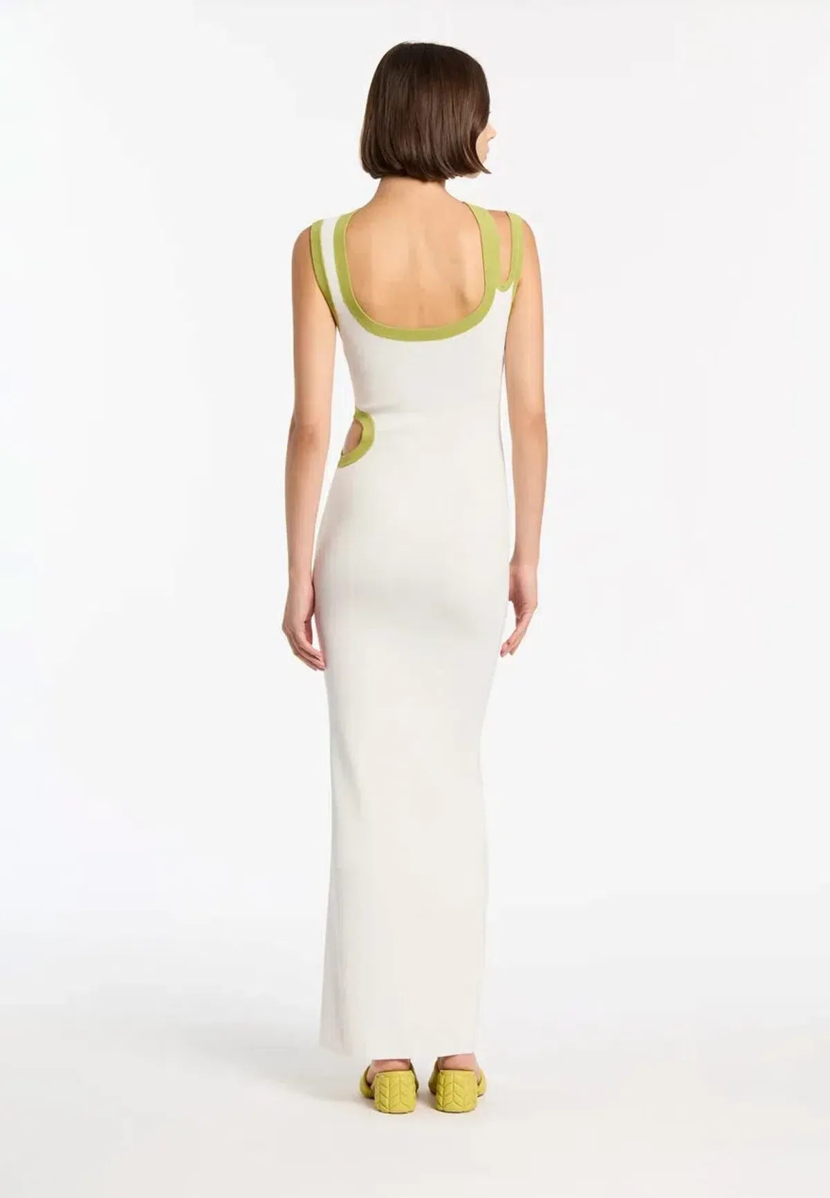 Sir The Label Evangelina Cut Out Maxi Dress White Size 8 - Image 2