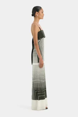 SIR The Label Leilana Slip Maxi Dress Print Size AU 12 for rent on The Volte - image 4