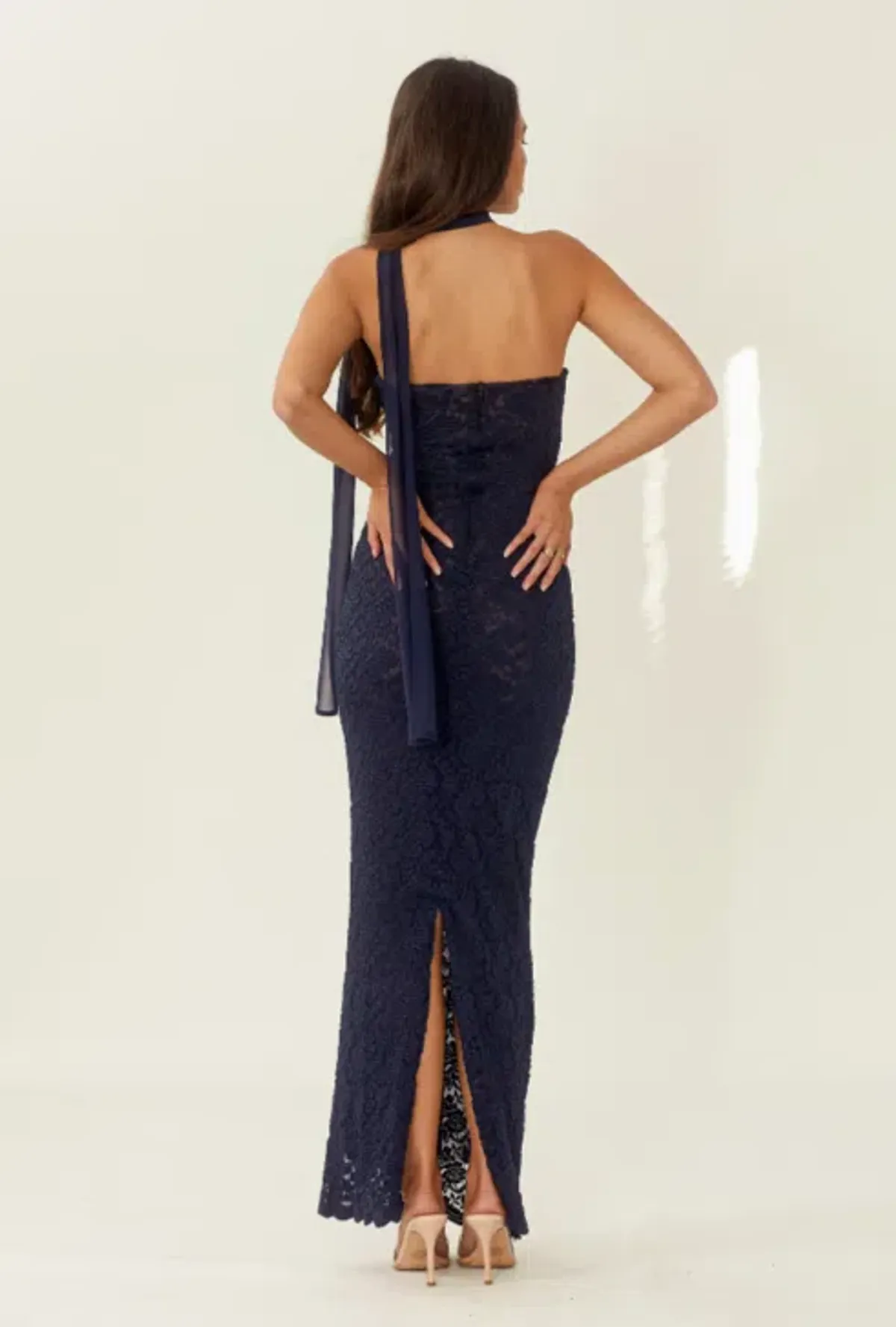 Arcina Ori Meredith Dress Navy Size 10 (M) - Image 2