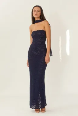 Arcina Ori Meredith Dress Navy Size 10 (M) for rent on The Volte - image 1