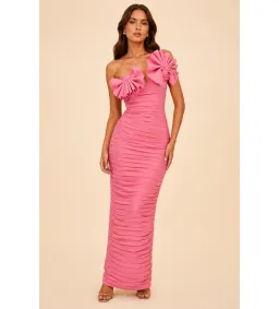 Rachel Gilbert Jensen Gown in Pink Size 1/AU8 for rent on The Volte - image 1