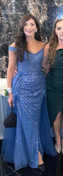 Dutches - Long Blue Gown for rent on The Volte - image 2