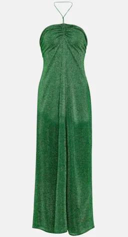Oseree Lumiere Empire Maxi Dress in Emerald Green Size 10 for rent on The Volte - image 5