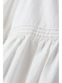 DÔEN Sebastiane White Midi Skirt Size 10 for rent on The Volte - image 4