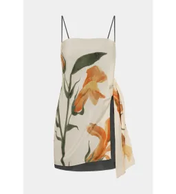 Sir the Label Constance Tie Mini Dress Iris Floral Size 2 / AU 10 for rent on The Volte - image 5