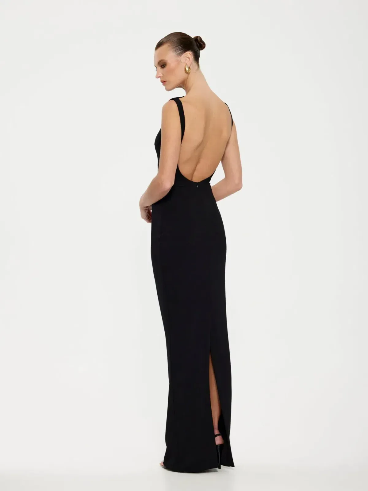 Effie Kats Verona Maxi Gown in Black Size AU 12 - Image 2