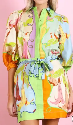 Alemais Rafaela Mini Dress Size 8  for rent on The Volte - image 2