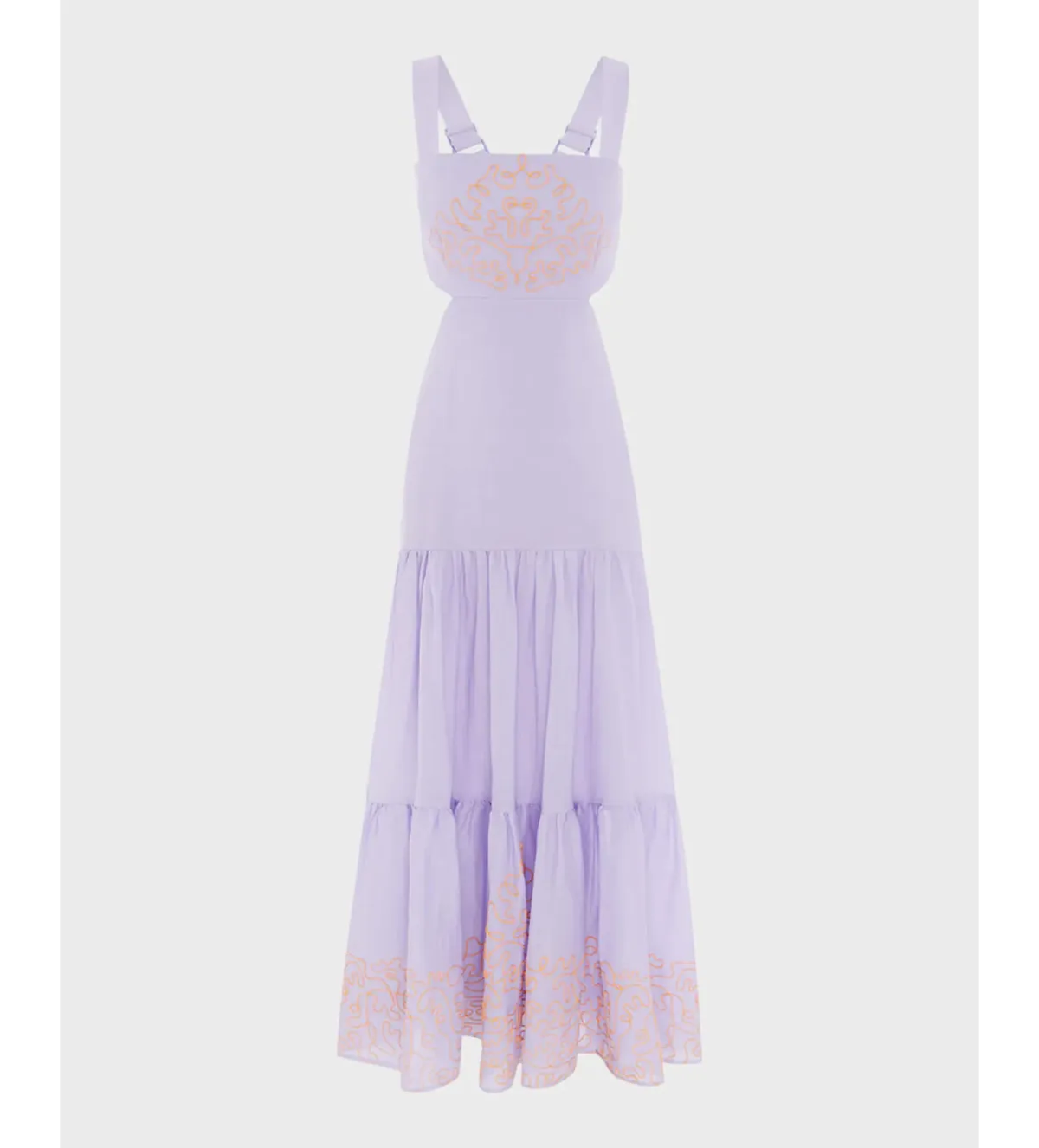 Alemais Maggie Cutout Midi Dress Purple Size 8 - Image 3