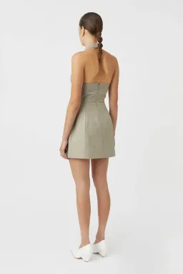 Camilla and Marc Pompidou Mini Dress Olive Marle Size 10 for rent on The Volte - image 3